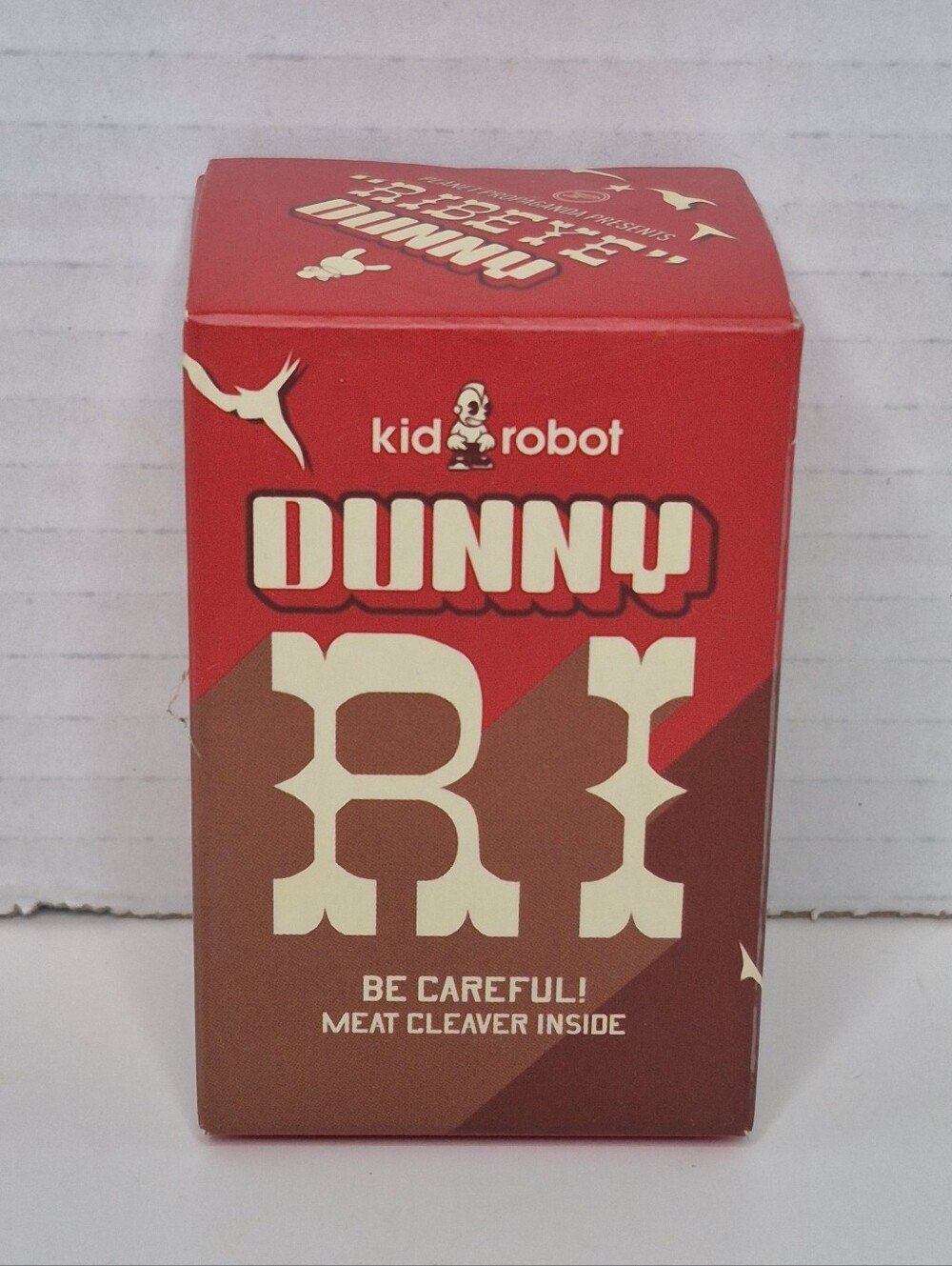 Kidrobot Dunny Ribeye Vinyl Figure Cooper Hewitt Museum Meat Butcher NEW Sealed